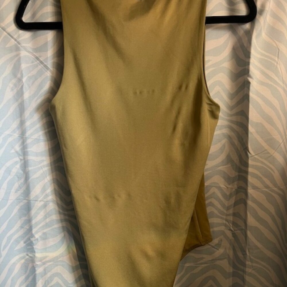 AND NOW THIS Olive color Onsie tank top Sz Medium